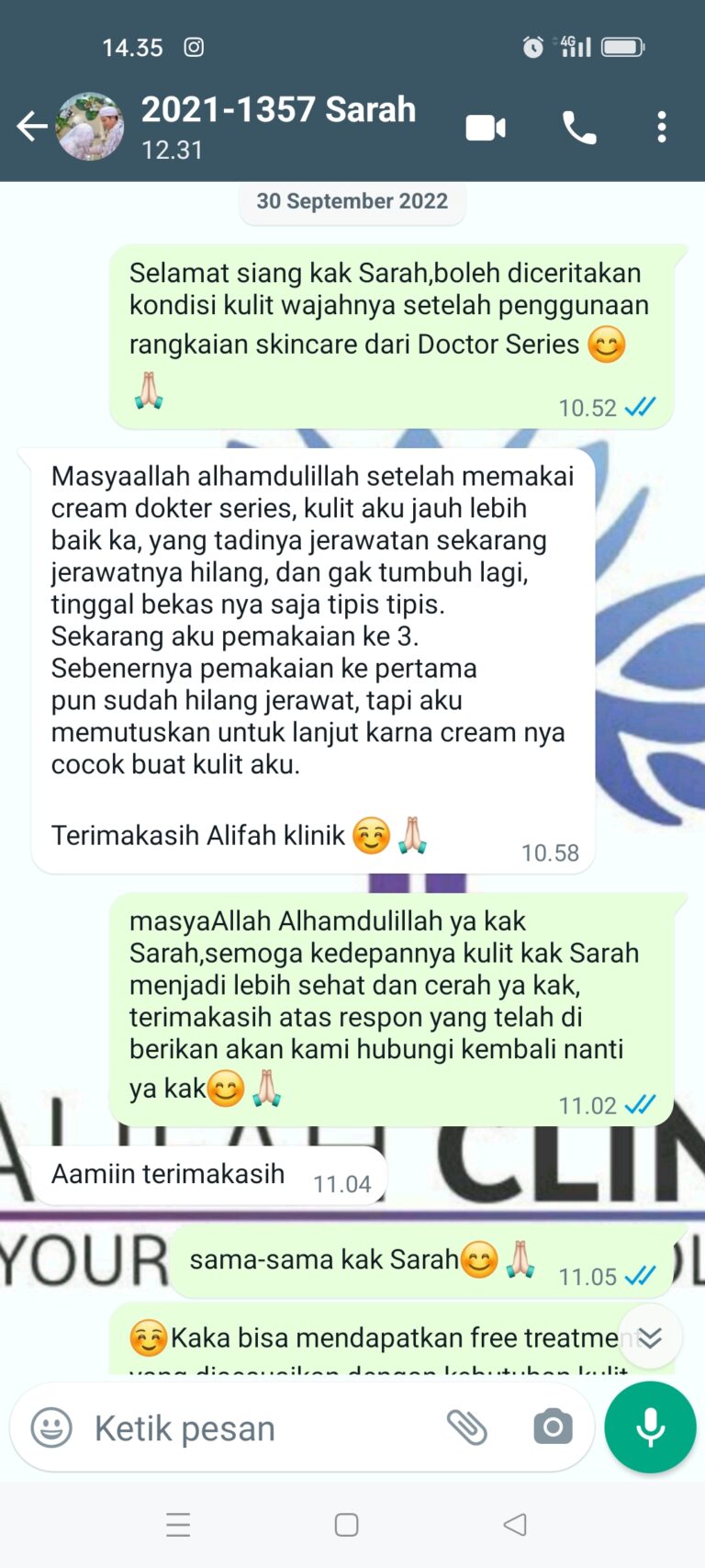 testimoni package doctorseries